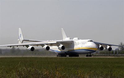 AN-225 Mriya, el transporte de aviones a reacci&#243;n, Ucrania, el mayor avi&#243;n, el Cosaco, el transporte por carretera