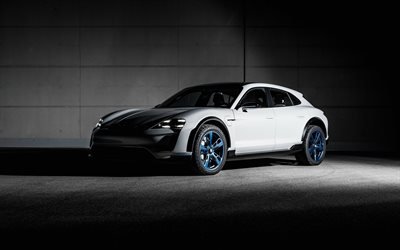 Porsche Mission E Cross Turismo, 4k, electric cars, 2018 cars, crossovers, Porsche