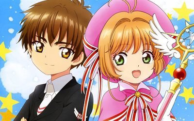 Card Captor Sakura, Sakura Kinomoto, Yukito Tsukishiro, Japanese manga, anime characters