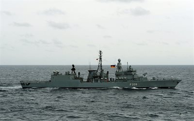 Rheinland-Pfalz, F209, German frigate, warship, Bremen class, German Navy