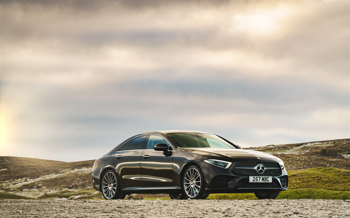 Mercedes-Benz CLS 400 D AMG, 4k, Bilar 2018, nya CLS, tyska bilar, Mercedes