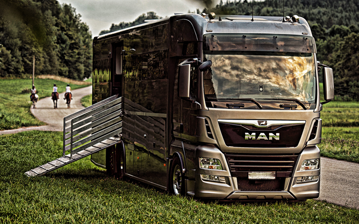 MAN TGX, 2019, ホームトラック, 旅行台車, ドイツのトラック, 男