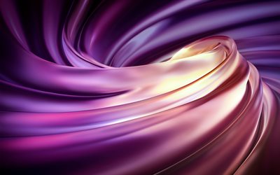 abstrakti vortex, violetti aaltoileva tausta, violetti abstrakti aallot, violetti aallot, luova, aaltoileva taustat, violetti taustat
