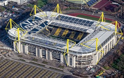Signal Iduna Park, Dortmund, Germany, largest German football stadium, Borussia Dortmund, Bundesliga, football stadium, BVB, Westfalenstadion