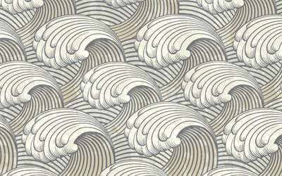 4k, abstract waves background, creative, waves patterns, retro backgrounds, background with waves, abstract wavy background