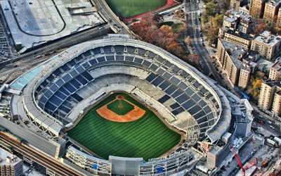 El Yankee Stadium, Concourse, Bronx, Ciudad de Nueva York, MLB, american estadio de b&#233;isbol, los Yankees de Nueva York, de la Liga Mayor de B&#233;isbol, estadio deportivo, estados UNIDOS