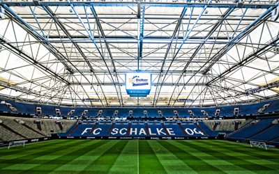 Centro, Arena AufSchalke, Schalke 04, Gelsenkirchen, North Rhine-Westphalia, Almanya, Schalke 04 Stadyumu, Bundesliga, futbol, Almanya Futbol Stadyumu