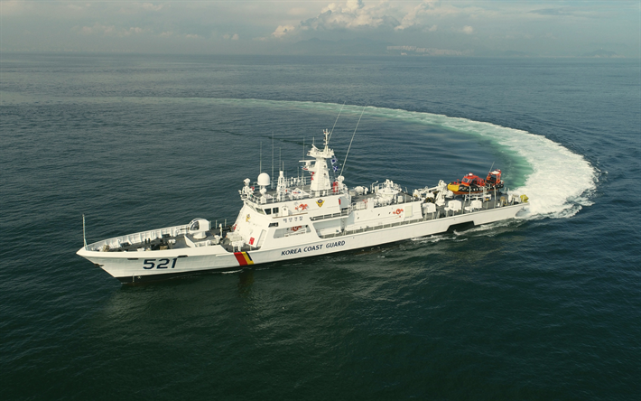 Korea Coast Guard, KCG, patrol ship, Tae Geuk-class patrol vessels, warships, South Korea