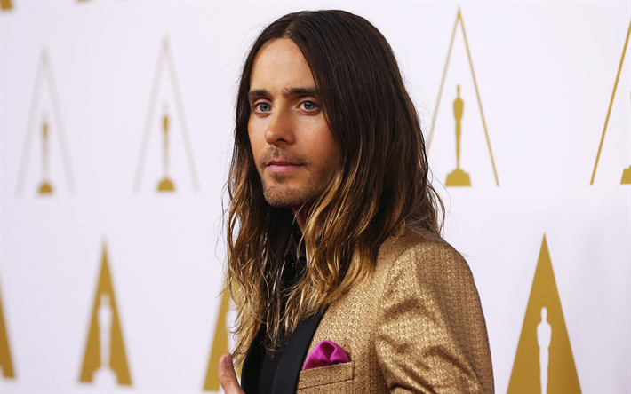 Jared Leto, cantante Estadounidense de rock, retrato, 4k, 30 Seconds to Mars, Jared Joseph Leto