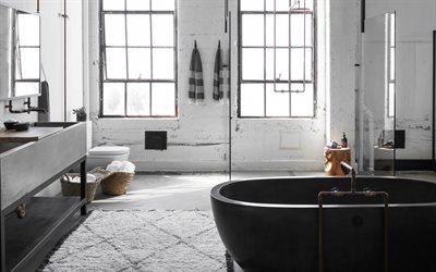 kylpyhuone parvi tyyli, moderni sisustus, loft, hanke, tyylikäs sisustus, parvi tyyli kylpyhuone ideoita