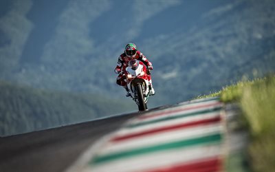 Ducati 1299 Panigale R Edici&#243;n Final, carreras de motos, carreras de pista, vista de frente, exterior, italiano de motocicletas, Ducati