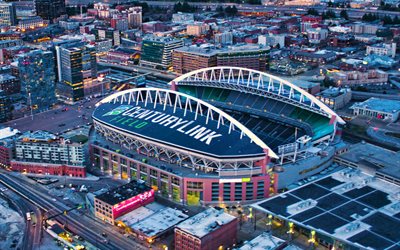 CenturyLink Field de Seattle Seahawks stade, Qwest Field, NFL, Seattle, Washington, &#201;tats-unis, Seattle Seahawks, la Ligue Nationale de Football, Seattle Sounders FC