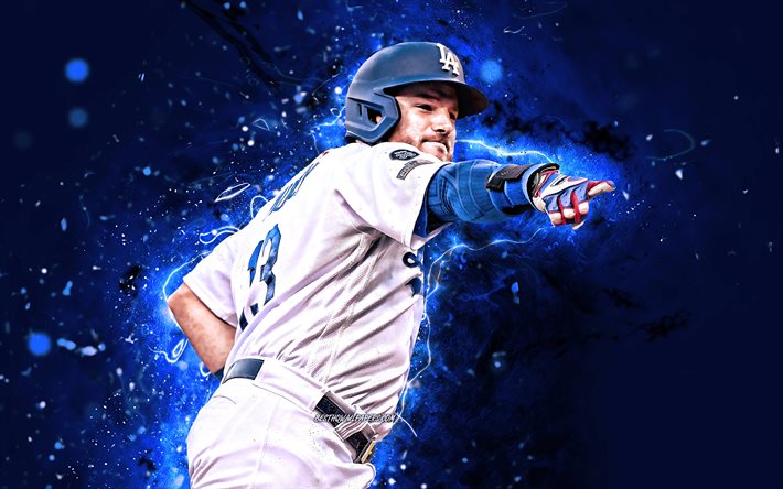 Download wallpapers Max Muncy, 4k, MLB, Los Angeles Dodgers, infielder ...