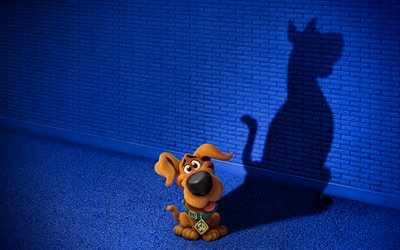 Scooby-Doo, 4k, 2020 film, Scoob, 3D, animazione, avventura, Scoob 2020
