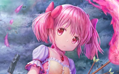 Madoka Kaname, protagonista, La Puella Magi, i manga, la ragazza con i capelli rosa, Puella Magi Madoka Magica Madoka Kaname