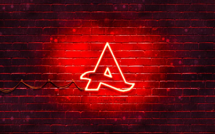 Afrojack punainen logo, 4k, supert&#228;hti&#228;, hollantilainen Dj, punainen brickwall, Afrojack-logo, Nick van de Wall, Afrojack, musiikin t&#228;hdet, Afrojack neon-logo
