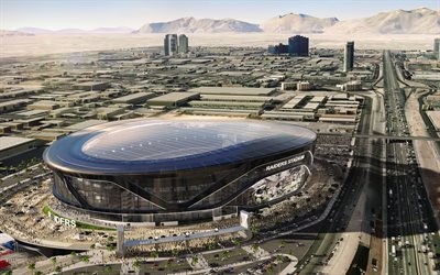 Allegiant Stadium, Paradise, Nevada, Las Vegas Raiders Stadium, NFL, Las Vegas Raiders, American football, Las Vegas Stadium, USA