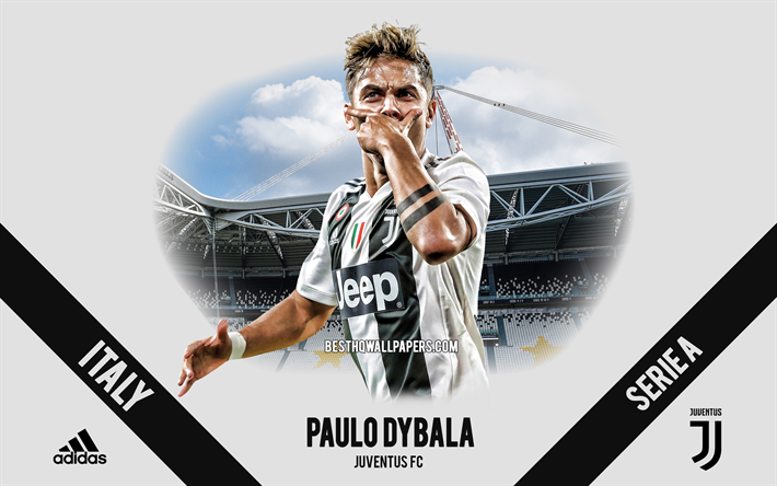 Paulo Dybala, A Juventus FC, Jogador de futebol argentino, atacante, Allianz Stadium, Serie A, It&#225;lia, futebol, A Juve, Dybala