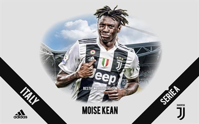 Moise Kean, Juventus FC, Italian football player, striker, Allianz Stadium, Serie A, Italy, football