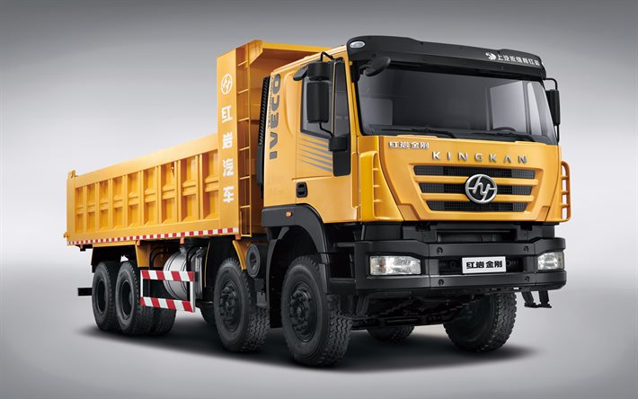 Hongyan Kingkan Powerforce 380, studio, 2020 trucks, LKW, dumpers, 2020 Hongyan Kingkan, chinese trucks, Hongyan