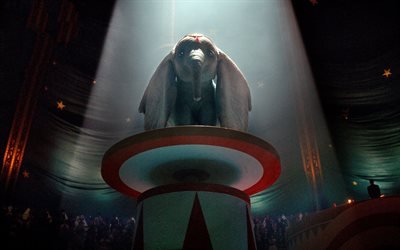 Dumbo, affisch, 2019 film, elefant