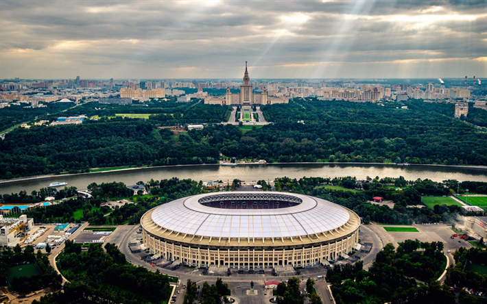 Download wallpapers Luzhniki Stadium, Moscow, Moscow State ...