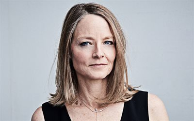 Jodie Foster, american actress, portrait, photoshoot, beautiful blue eyes, american star, Alicia Christian Foster