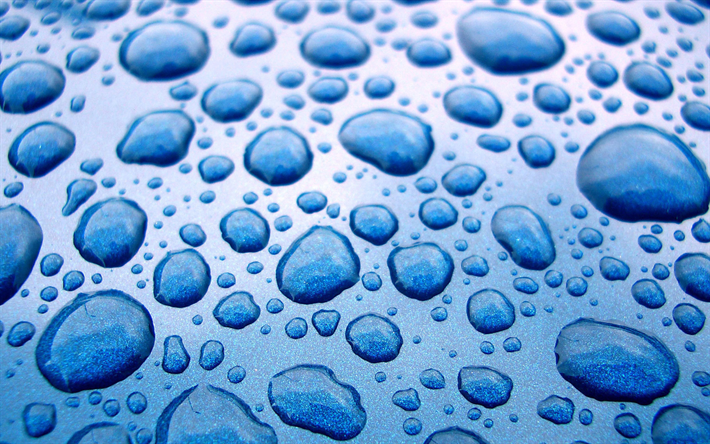 ダウンロード画像 水滴の質感 4k 青色の背景 水滴がガラス 水滴 水背景 落質感 水 下にブルーの背景 フリー のピクチャを無料デスクトップの壁紙