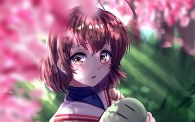 Dango, protagonist, manga, Clannad, Nagisa Furukawa, Clannad characters