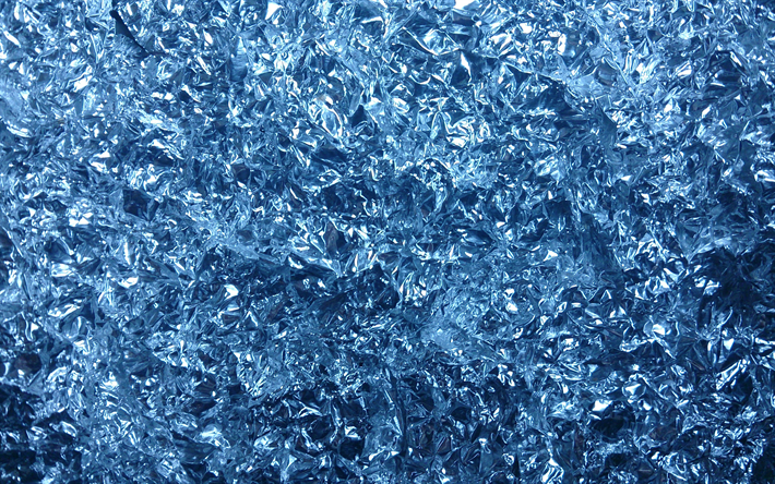 mavi buz doku, 4k, makro, buz &#231;atlaklar, mavi buz arka plan, buz, donmuş su dokular, mavi buz, buz dokular, doku Arktik