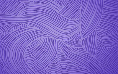 purple plaster texture, purple stone texture with ornaments, purple waves background, stone texture