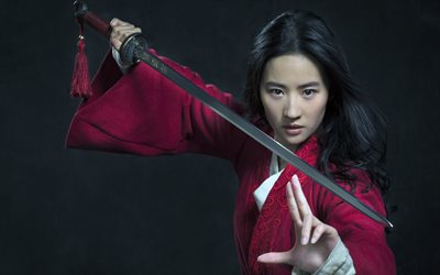 Mulan, 4k, poster, 2020 movie, Liu Yifei