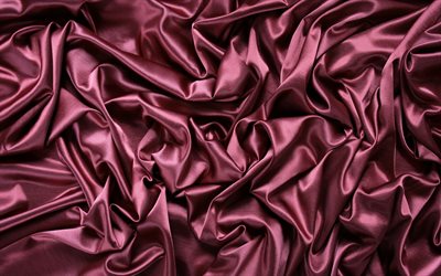 4k, dark pink silk texture, wavy fabric texture, silk, dark pink fabric background, dark pink satin, fabric textures, satin, silk textures, dark pink fabric texture, pink backgrounds