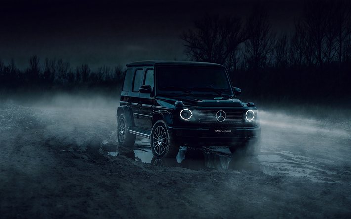 Download Wallpapers Mercedes Amg G63 4k Offroad 2019 Cars