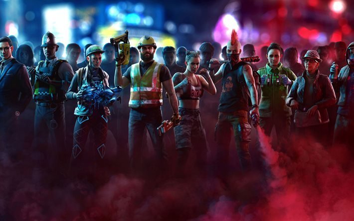 Watch Dogs Legion, 2020, promo materials, poster, all characters, new games, promo