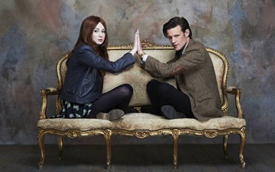 2016 Doctor Who, Onbirinci Doktor, Matt Smith, Karen Gillan