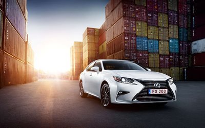 Lexus 200, 2016, sedan, 4k ES, beyaz lexus