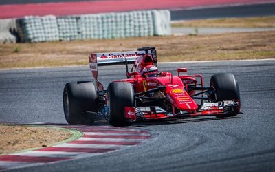 Formule 1, Ferrari, Kimi raikkonen aussi, la F1 SF15-T