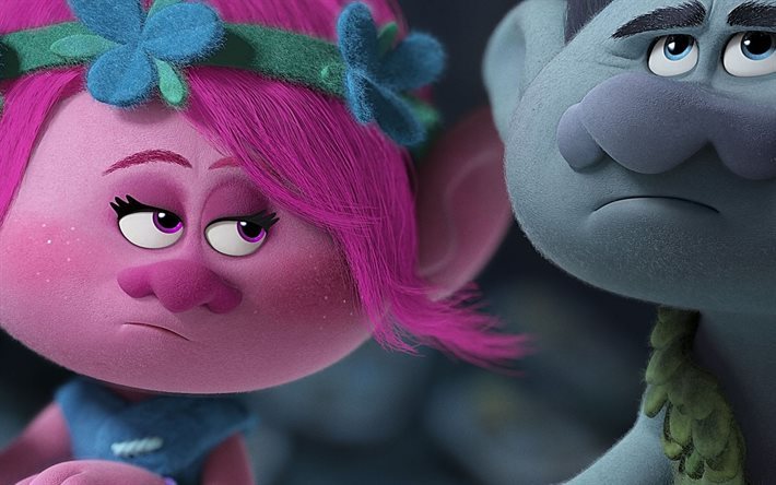 Les Trolls, 2016, la reine des trolls, DreamWorks Animation