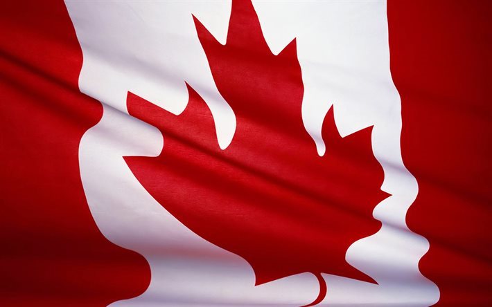 Kanadensiska Flaggan, Kanada, Nordamerika, flaggor
