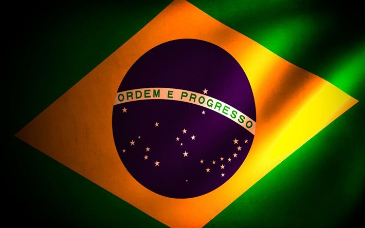Brasil, la bandera de brasil, Am&#233;rica del Sur