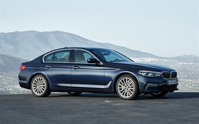 BMW 5, 2017, G30, Luxury Line, new cars, sedan, German cars, BMW