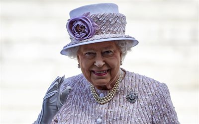Elizabeth II, Queen of Great Britain, portrait, smile, United Kingdom, Elizabeth Alexandra Mary