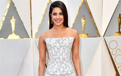 Priyanka Chopra, 2017, indian actress, Oscar, brunette, Bollywood