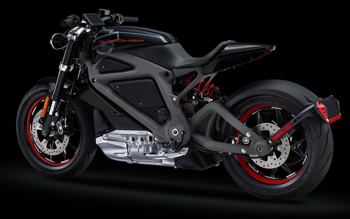 4k, A Harley-Davidson LiveWire, moto el&#233;trica, motos novas, EUA