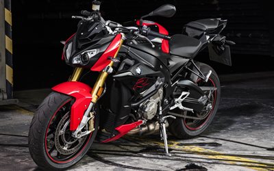 BMW Motosiklet S 1000 RR, 4k, 2017 bisiklet, spor motosikleti, Alman motosiklet, BMW