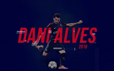 Dani Alves, fan art, football stars, PSG, Ligue 1, brazilian footballer, Paris Saint-Germain, Alves, creative, soccer, FC PSG