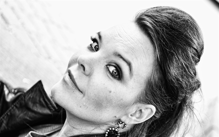 Anette Olzon, retrato, cantante sueca, sesi&#243;n de fotos, en blanco y negro, cantantes populares, Nightwish, Alyson Avenue, Anette Ingegerd Olsson