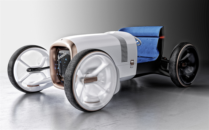 2019, Mercedes-Benz Vision Simplex Koncept, futuristiska koncept, exteri&#246;r, framifr&#229;n, tyska bilar, Mercedes-Benz