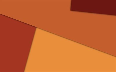 material design, brown lines, 4k, geometric shapes, lollipop, geometry, creative, strips, brown backgrounds, abstract art